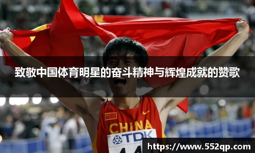 致敬中国体育明星的奋斗精神与辉煌成就的赞歌